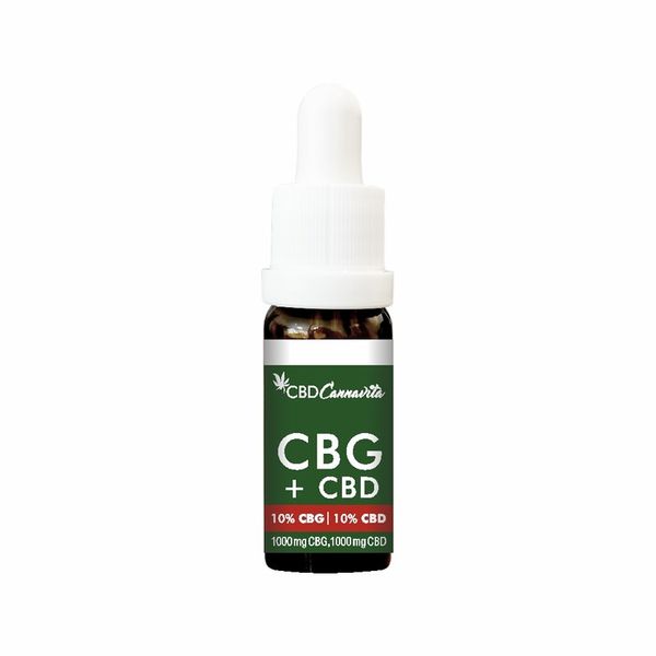 CBG 10% + CBD olej 10% Full Spectrum 10ml Cannavita
