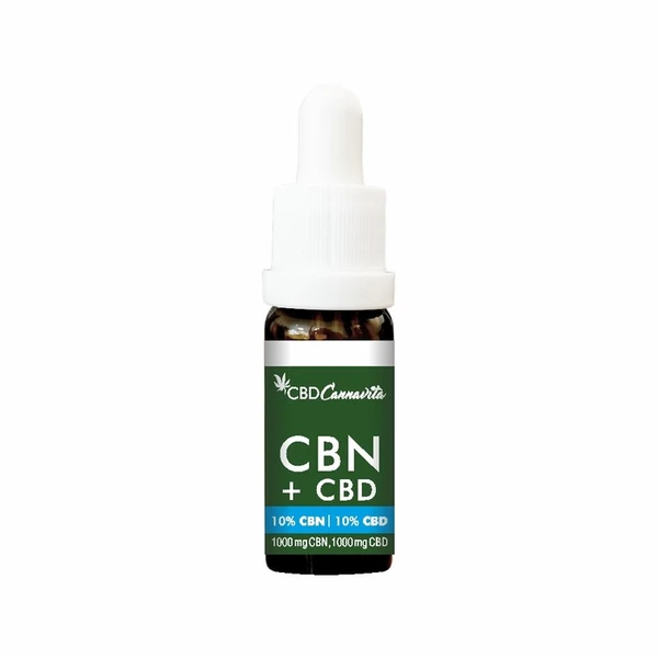 CBN 10% + CBD olej 10% Full Spectrum 10ml Cannavita