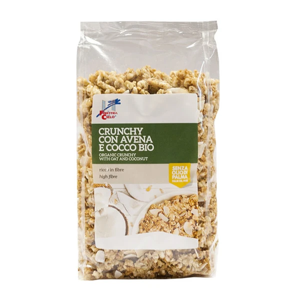 Crunchy granola kokos BIO 375g La Finestra