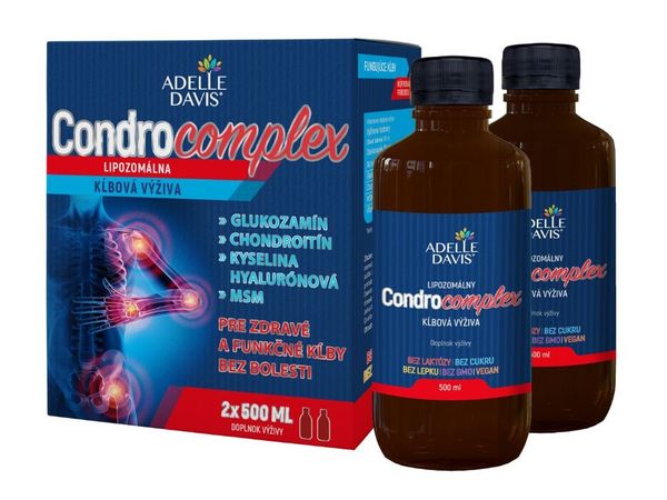CondroComplex - lipozomálna kĺbová výživa 2x 500ml Adelle Davis