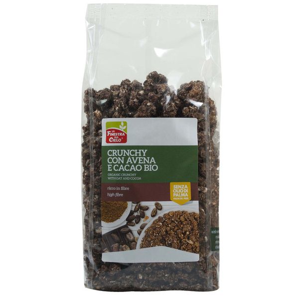 Crunchy granola kakao BIO 375g La Finestra