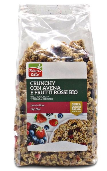 Crunchy granola lesné ovocie BIO La Finestra