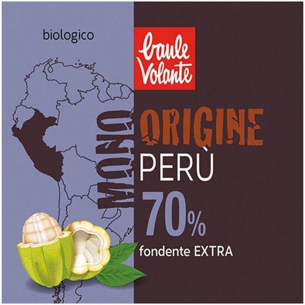 Horká čokoláda 70% Peru BIO 60g Baule Volante