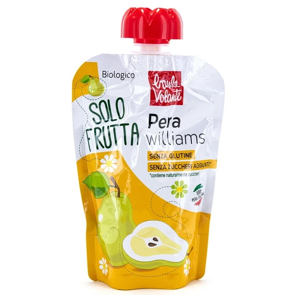 Hruška Wiliams - ovocná kapsička Solo Frutta BIO 100g Baule Volante