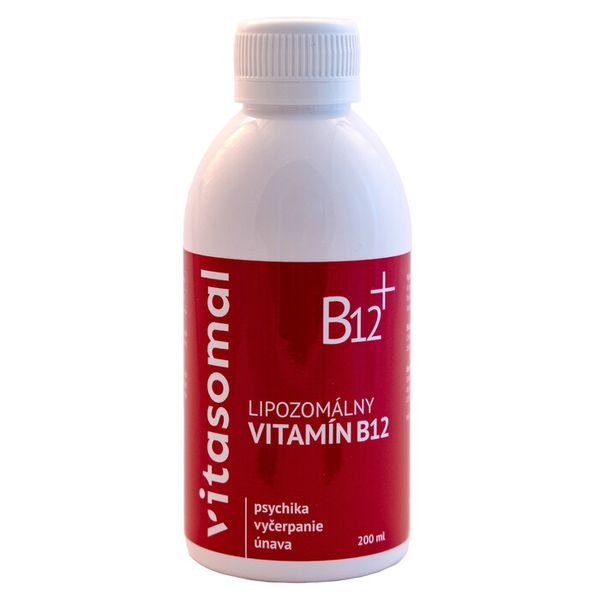 Lipozomálny vitamín B12 200ml bez konzervantov Vitasomal