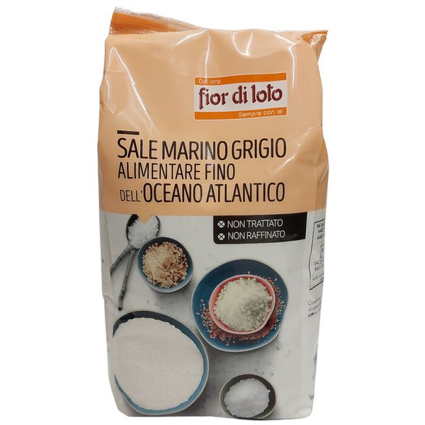 Morská soľ jemná z Atlantiku 1kg fior di loto