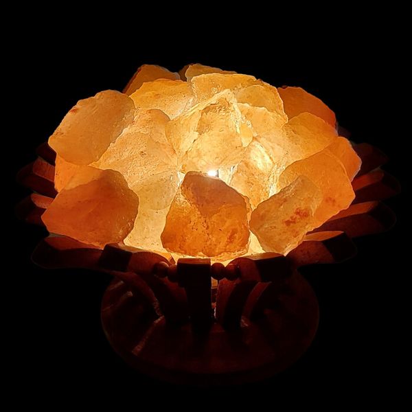 Ohnivý kvet - soľná lampa 2kg DOBRIO