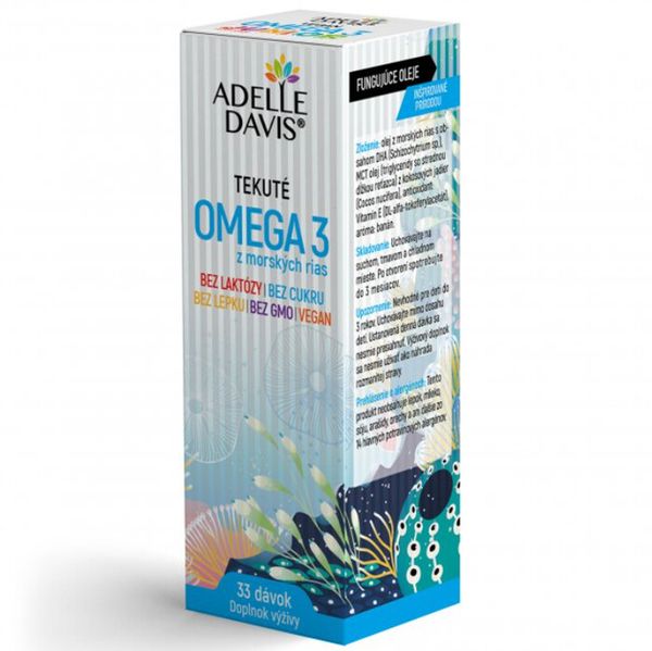 Omega 3 z morských rias 50ml Adelle Davis