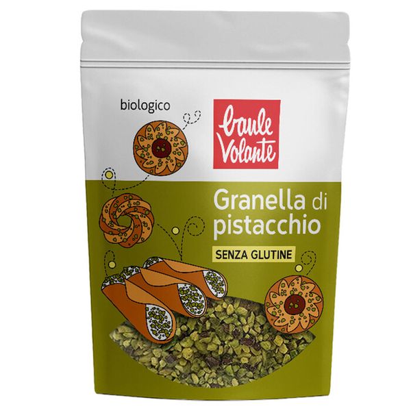 Pistáciová drť (granella) BIO 50g Baule Volante