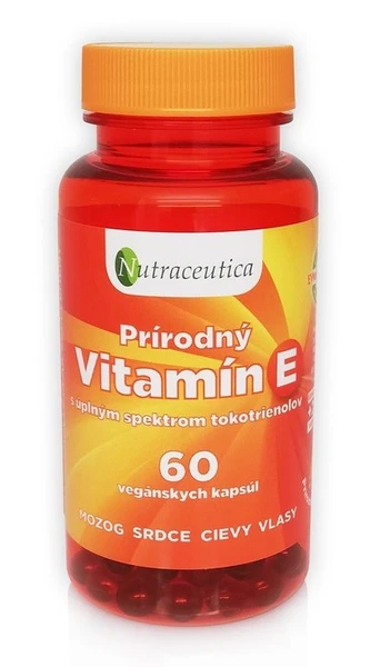 Prírodný vitamín E kapsuly 60ks Nutraceutica