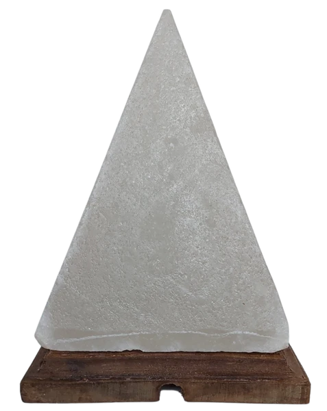 Pyramída - biela soľná lampa 3kg DOBRIO