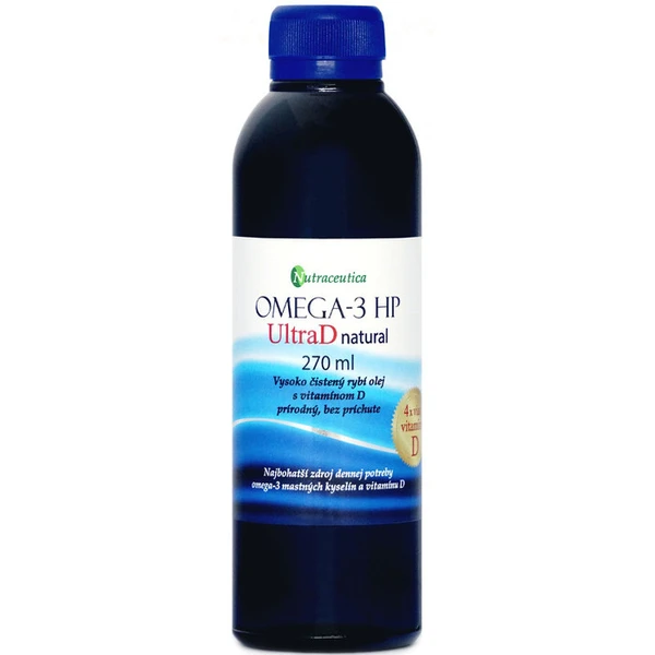 Rybí olej Omega-3 HP UltraD s vitamínom D 270ml Nutraceutica