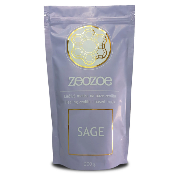 SAGE - liečivá šalviová pleťová maska 200g ZeoZoe