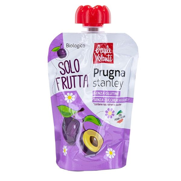Slivka Stanley - ovocná kapsička Solo Frutta BIO 100g Baule Volante