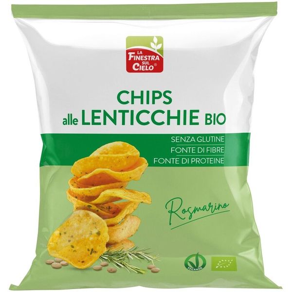 Šošovicové chipsy s rozmarínom BIO 40g La Finestra sul Cielo